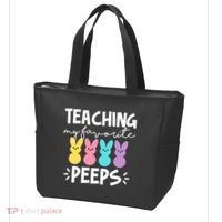 Teaching My Favorite Peeps Easter Teacher Cute Tote Bag thumb 3