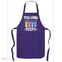 Teaching My Favorite Peeps Easter Teacher Cute Apron thumb 0