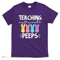 Teaching My Favorite Peeps Easter Teacher Cute T-Shirt thumb 0