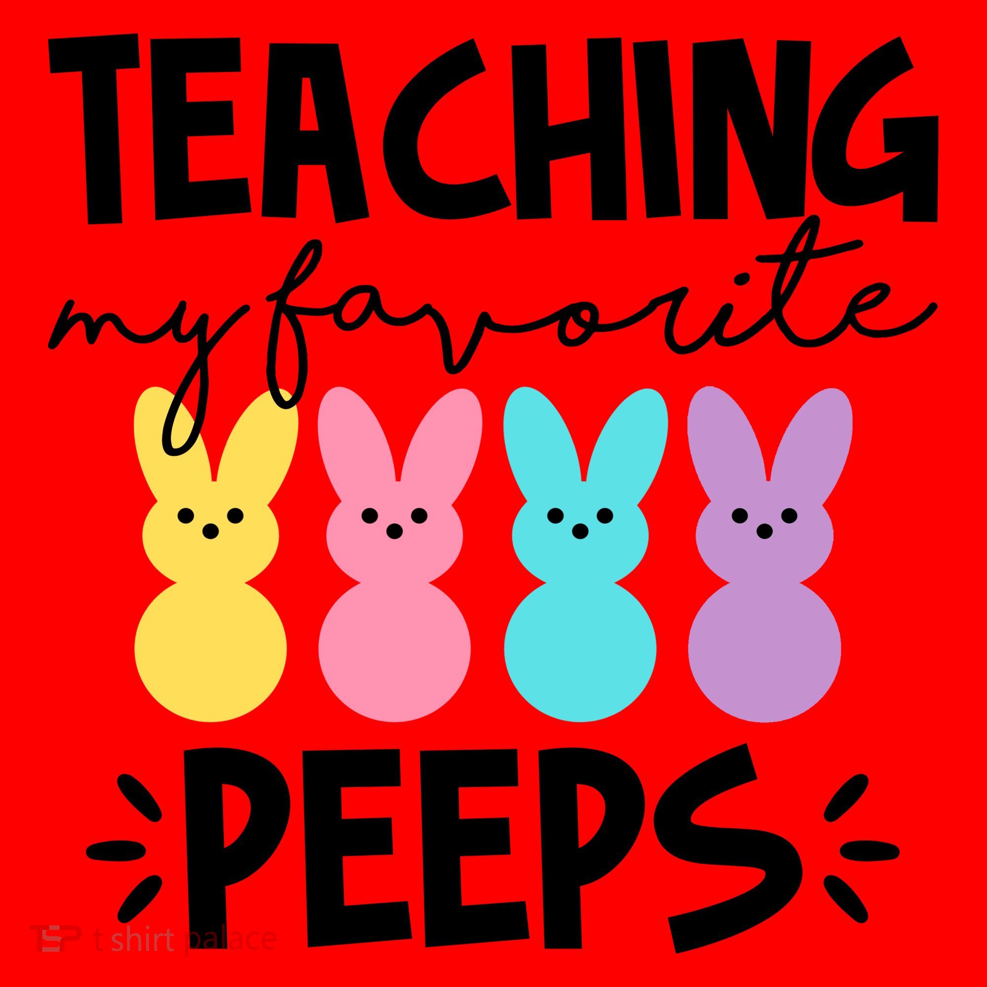 Teaching My Favorite Peeps Easter Teacher Cute Santa Hat