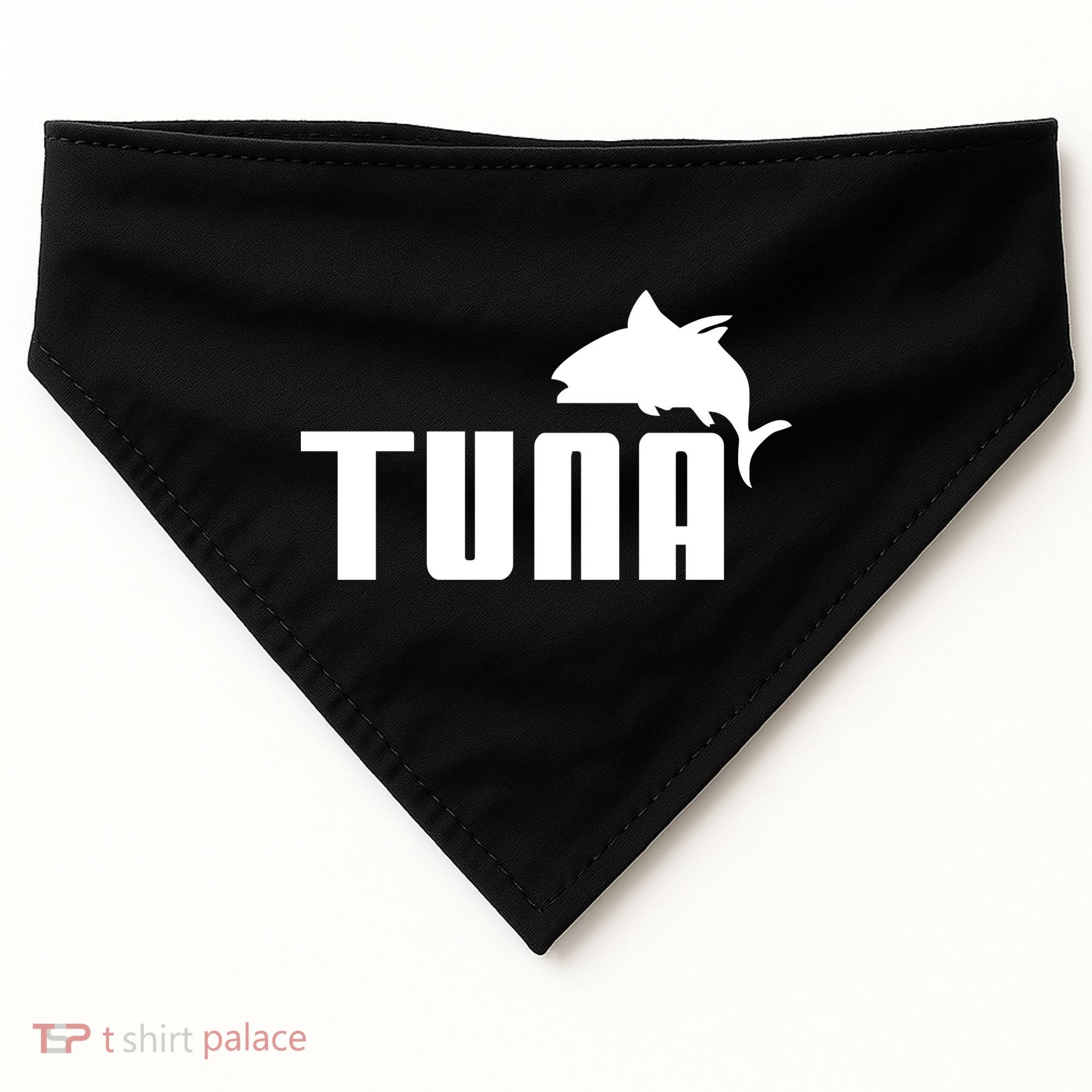 Tuna Mens Funny USA-Made Doggie Bandana