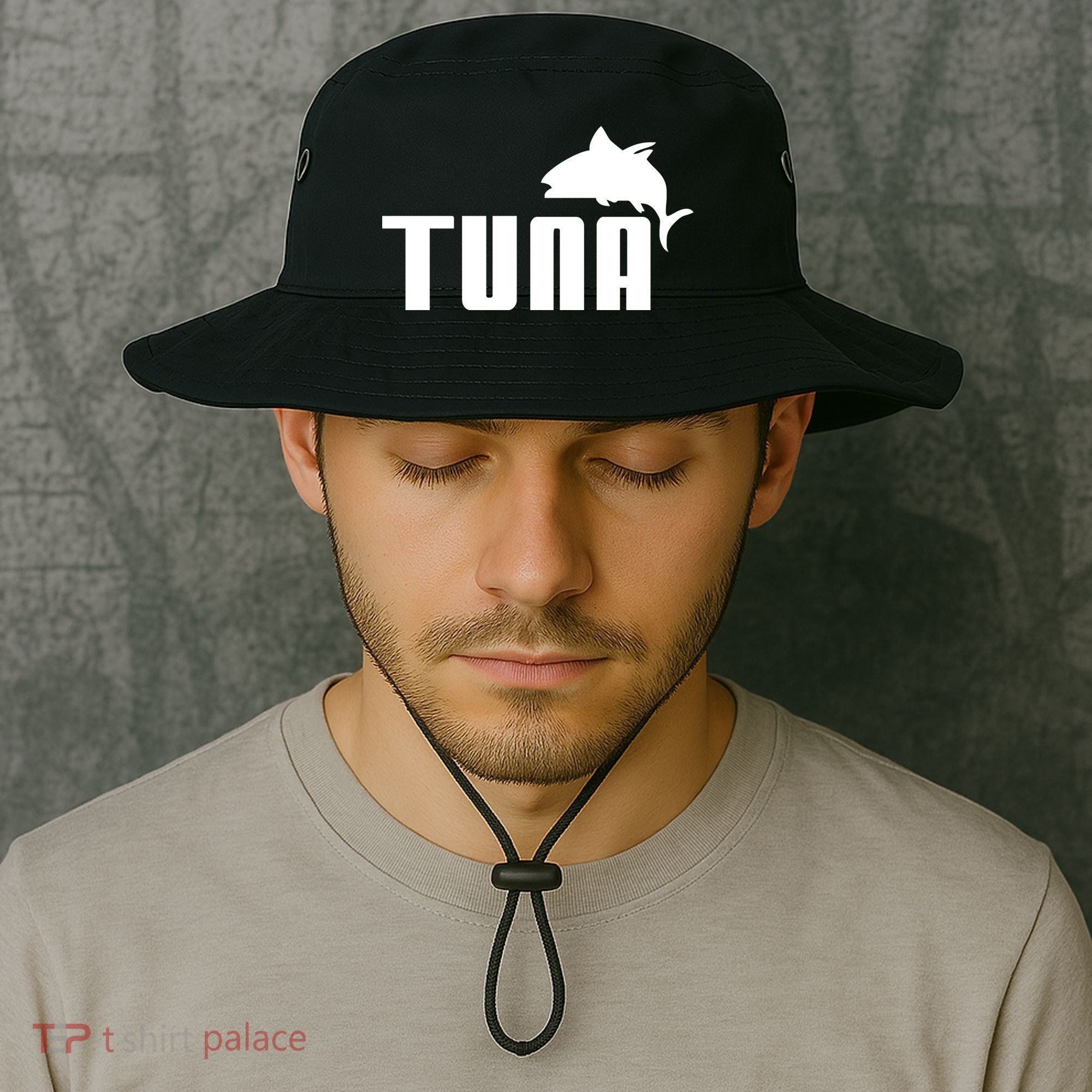 Tuna Mens Funny Bucket Hat