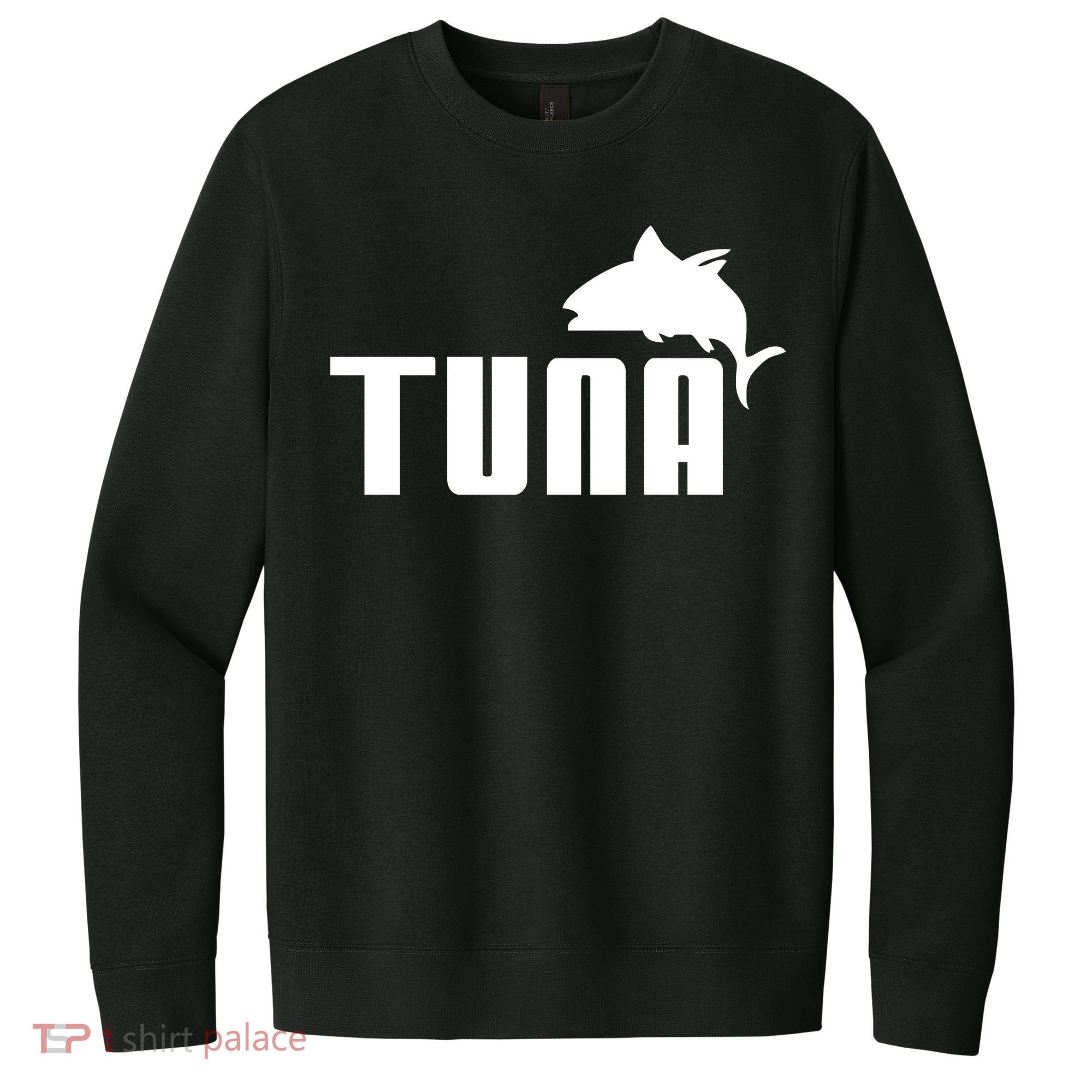 Tuna Mens Funny V.I.T. Fleece Crew Sweatshirt