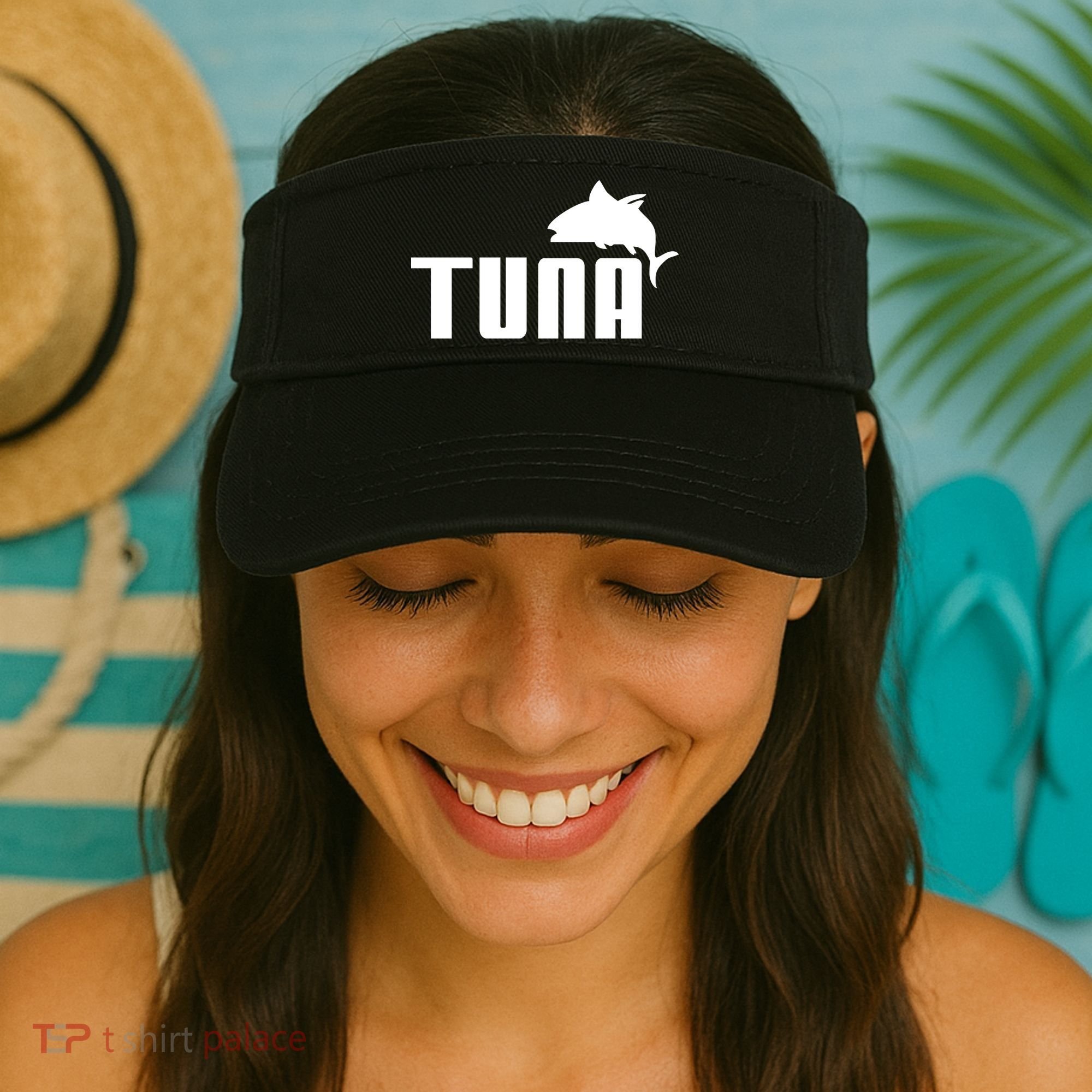 Tuna Mens Funny Visor