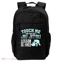 Touch Me First Jiu Jitsu Lesson Is Free Brazilian BJJ Backpack thumb 0