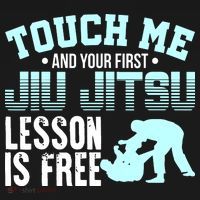 Touch Me First Jiu Jitsu Lesson Is Free Brazilian BJJ Backpack thumb 2