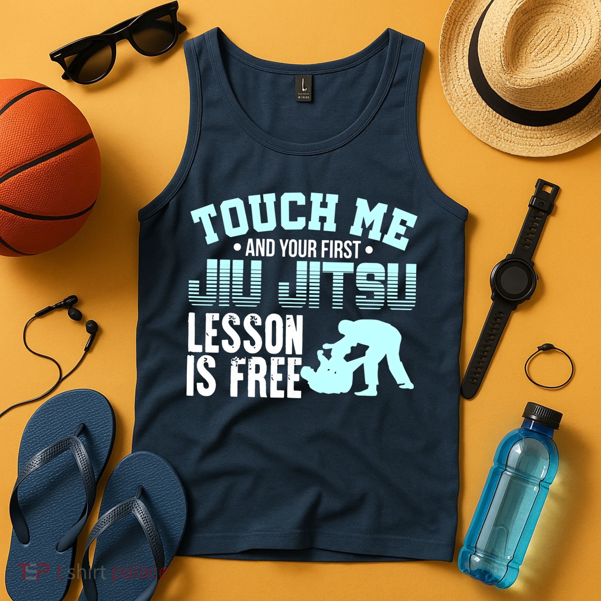 Touch Me First Jiu Jitsu Lesson Is Free Brazilian BJJ Tank Top