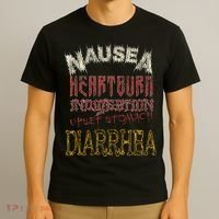 Thrash Metal Funny Heavy Nausea Heartburn Concert T-Shirt thumb 3