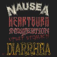 Thrash Metal Funny Heavy Nausea Heartburn Concert Beanie thumb 2