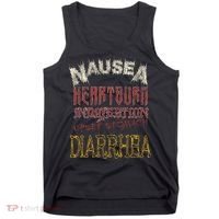 Thrash Metal Funny Heavy Nausea Heartburn Concert Tank Top thumb 0