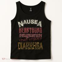 Thrash Metal Funny Heavy Nausea Heartburn Concert Tank Top thumb 2