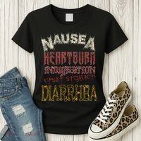 Thrash Metal Funny Heavy Nausea Heartburn Concert Women's T-Shirt thumb 3