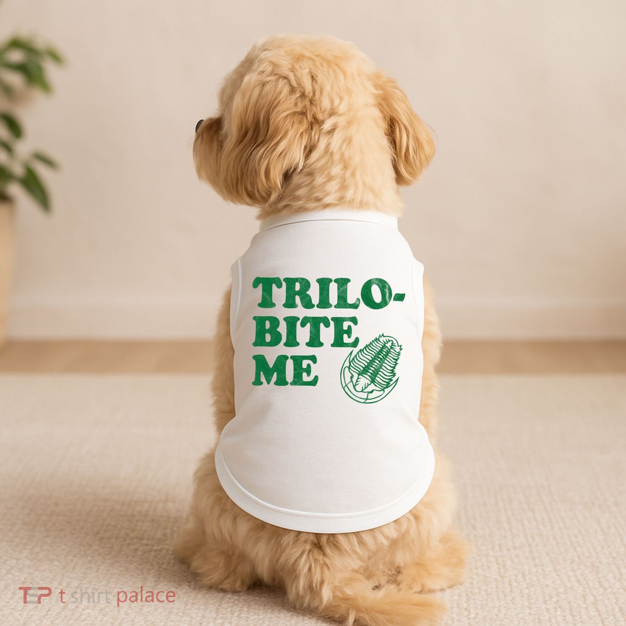 Trilobite Me Funny Paleontologist Doggie Tank