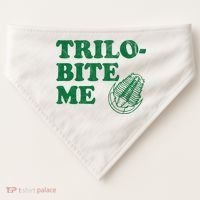 Trilobite Me Funny Paleontologist USA-Made Doggie Bandana thumb 0
