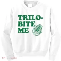 Trilobite Me Funny Paleontologist Kids Sweatshirt thumb 0