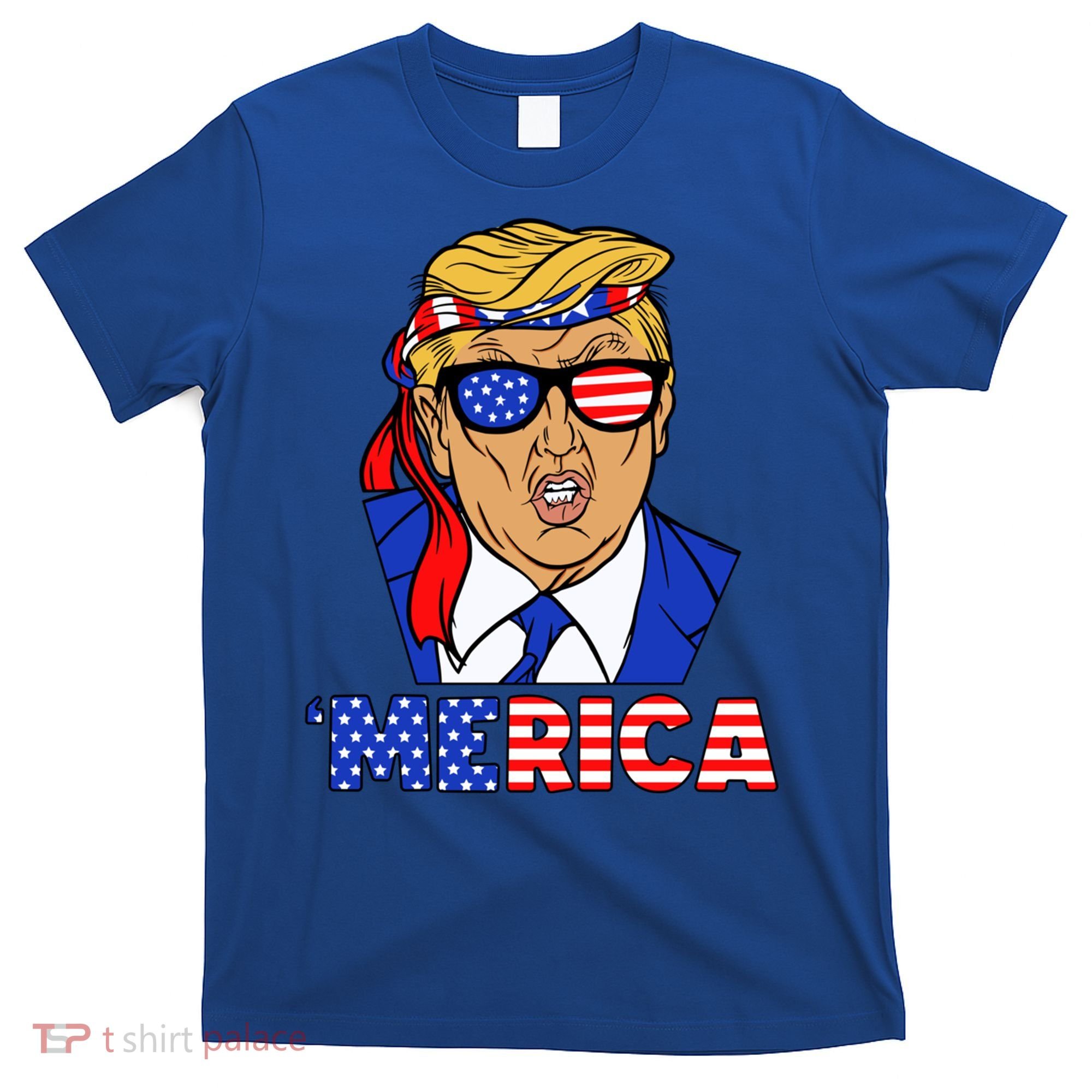 Trump 'Merica Funny Trump Patriot Funny 4th Of July Cool Gift T-Shirt