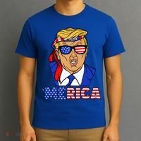 Trump 'Merica Funny Trump Patriot Funny 4th Of July Cool Gift T-Shirt thumb 3