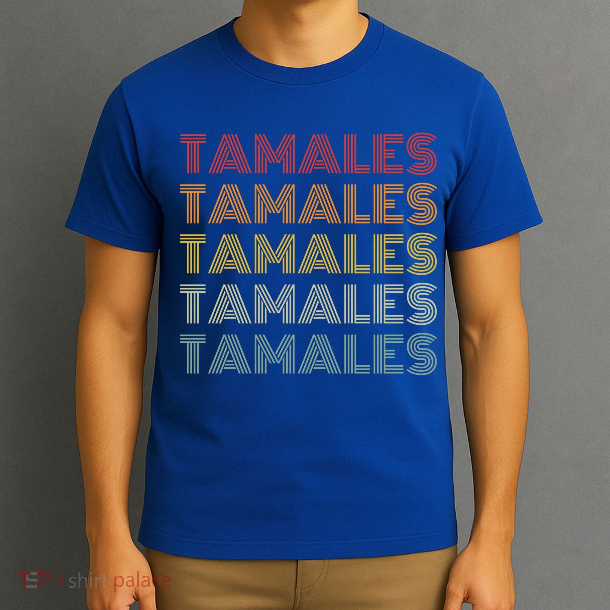 Tamales Mexican Foodie Retro Style National Tamale Day Gift T-Shirt