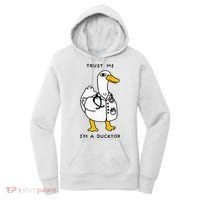 Trust Me Funny IM A Ducktor Doctor Sayings Women's Hoodie thumb 0
