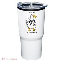 Trust Me Funny IM A Ducktor Doctor Sayings Tumbler thumb 0