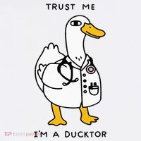 Trust Me Funny IM A Ducktor Doctor Sayings Mousepad thumb 1