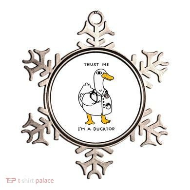 Trust Me Funny IM A Ducktor Doctor Sayings Ornament