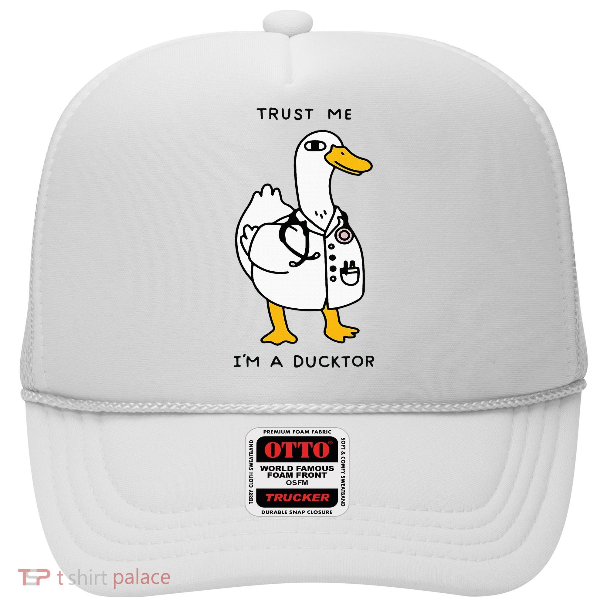 Trust Me Funny IM A Ducktor Doctor Sayings Hat