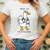 Trust Me Funny IM A Ducktor Doctor Sayings Women's T-Shirt thumb 2