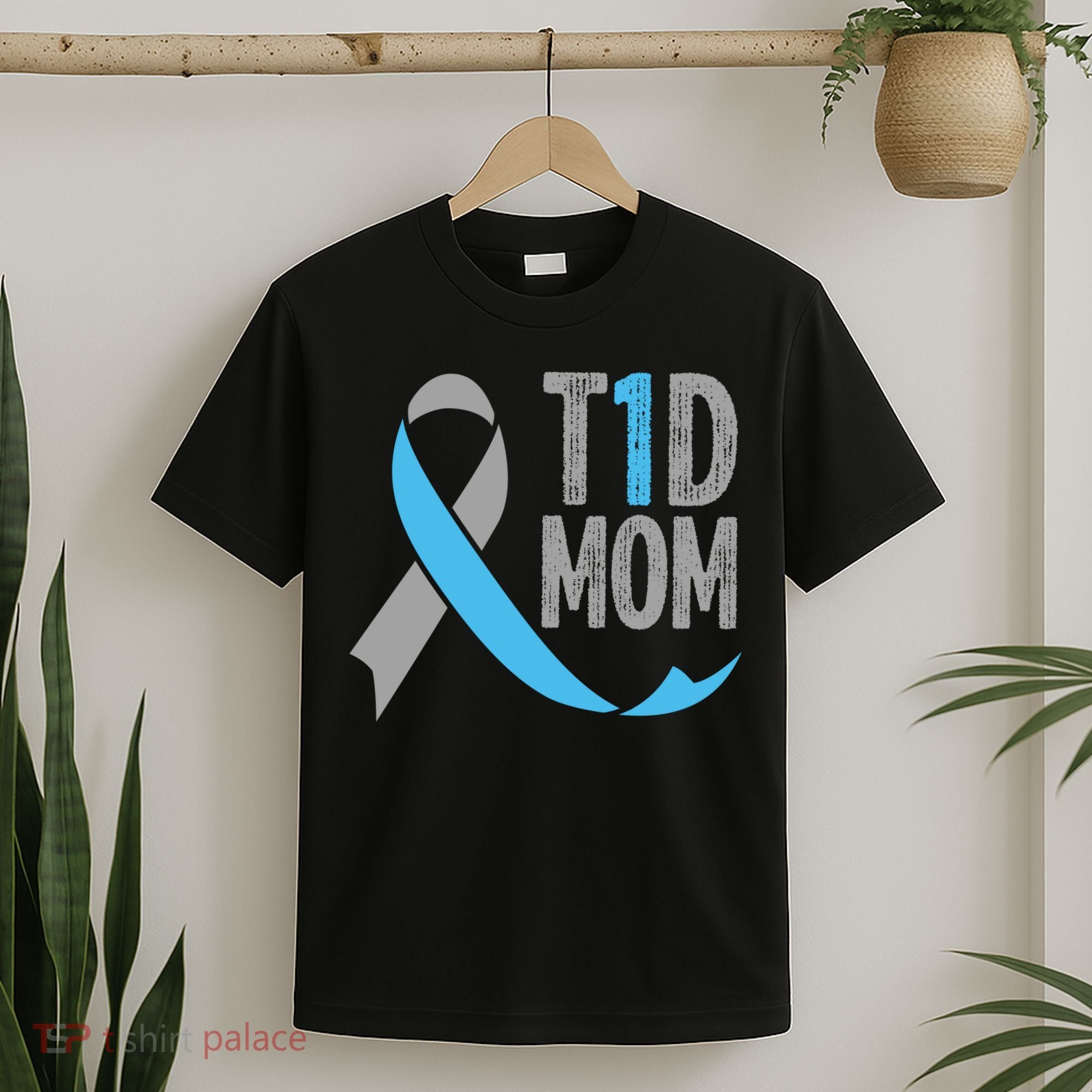 T1d Mom Funny Diabetic Gift For Women Type 1 Mom Diabetes Gift T-Shirt