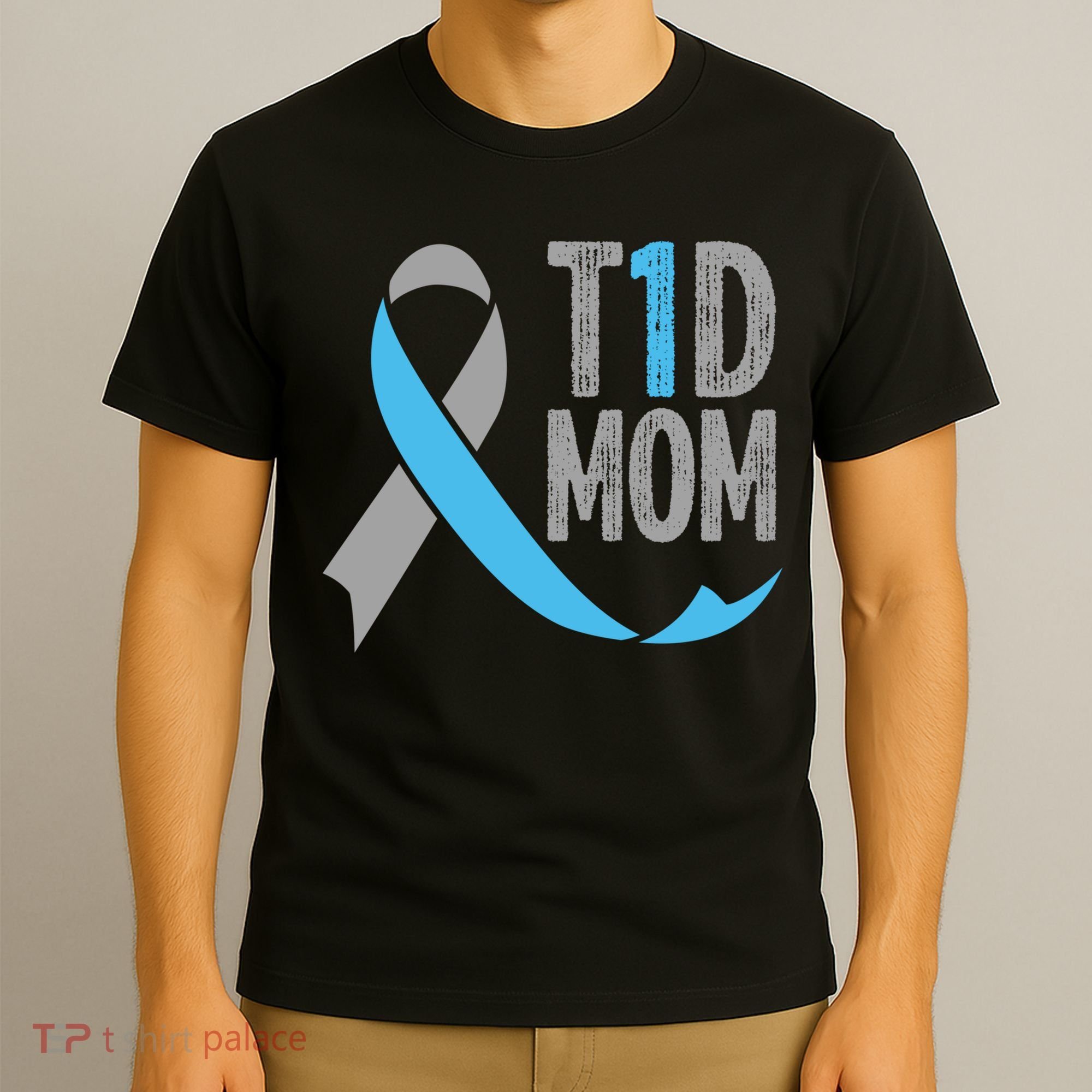 T1d Mom Funny Diabetic Gift For Women Type 1 Mom Diabetes Gift T-Shirt