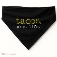 Taco Mexican Food Gift Taco Lover USA-Made Doggie Bandana thumb 0