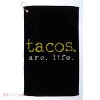 Taco Mexican Food Gift Taco Lover Golf Towel thumb 0