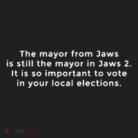 The Mayor From Jaws Is Still The Mayor In Jaws 2 Tumbler thumb 3