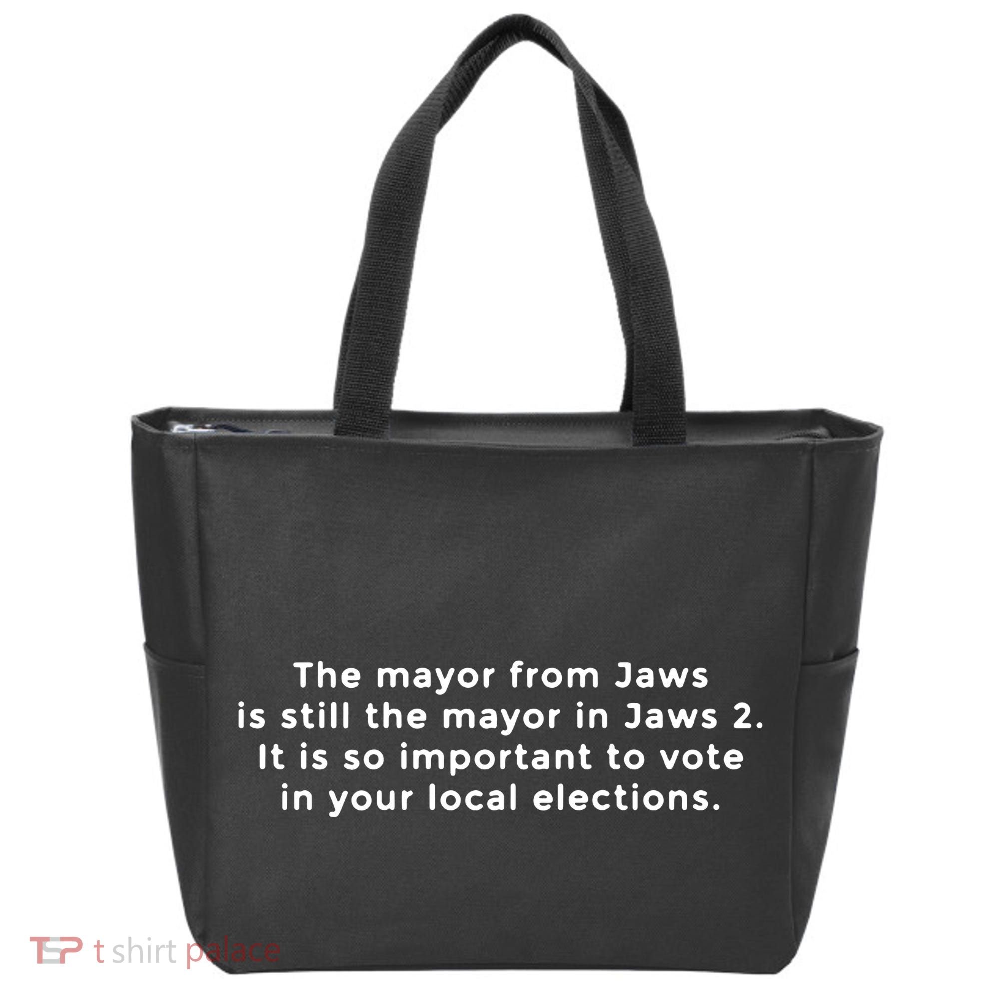The Mayor From Jaws Is Still The Mayor In Jaws 2 Tote Bag