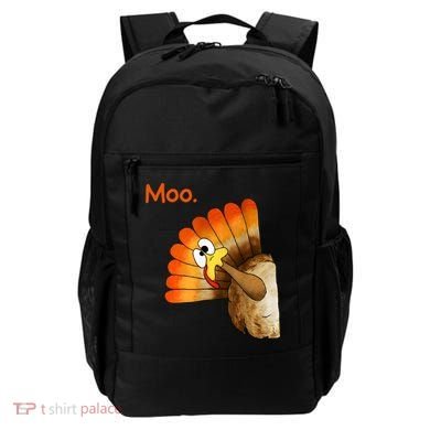 Turkey Moo Funny Thanksgiving Backpack