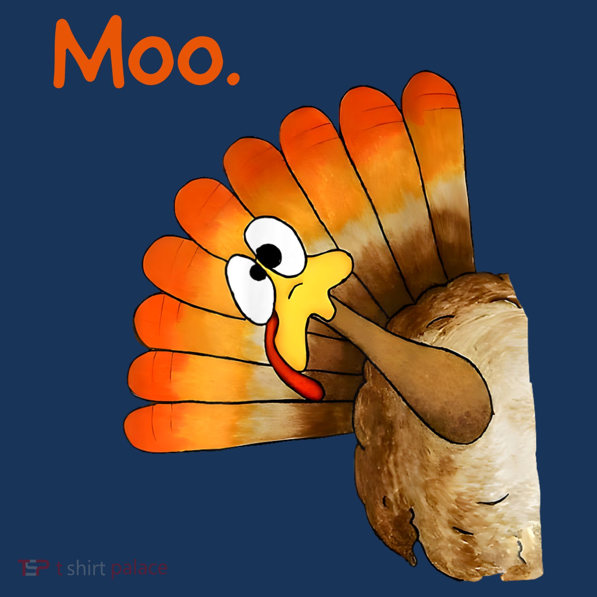 Turkey Moo Funny Thanksgiving Hat