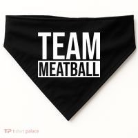Team Meatball Funny Meatball Maker Lover USA-Made Doggie Bandana thumb 0