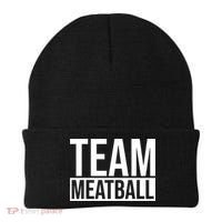 Team Meatball Funny Meatball Maker Lover Beanie thumb 0