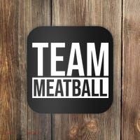 Team Meatball Funny Meatball Maker Lover Coaster thumb 0