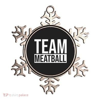 Team Meatball Funny Meatball Maker Lover Ornament