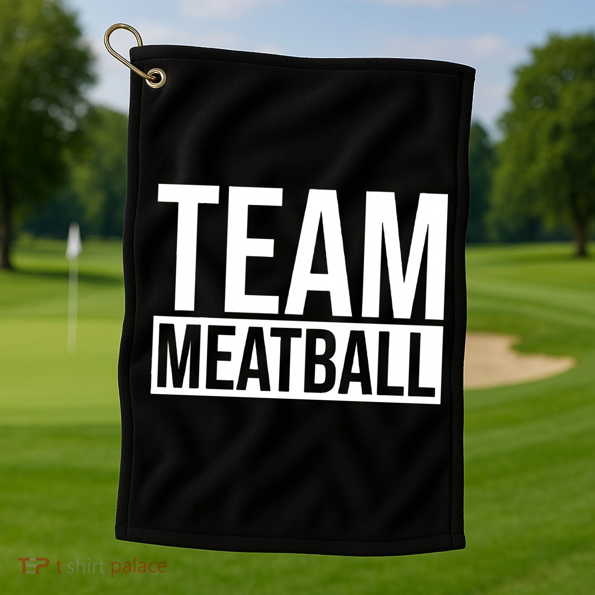 Team Meatball Funny Meatball Maker Lover Golf Towel