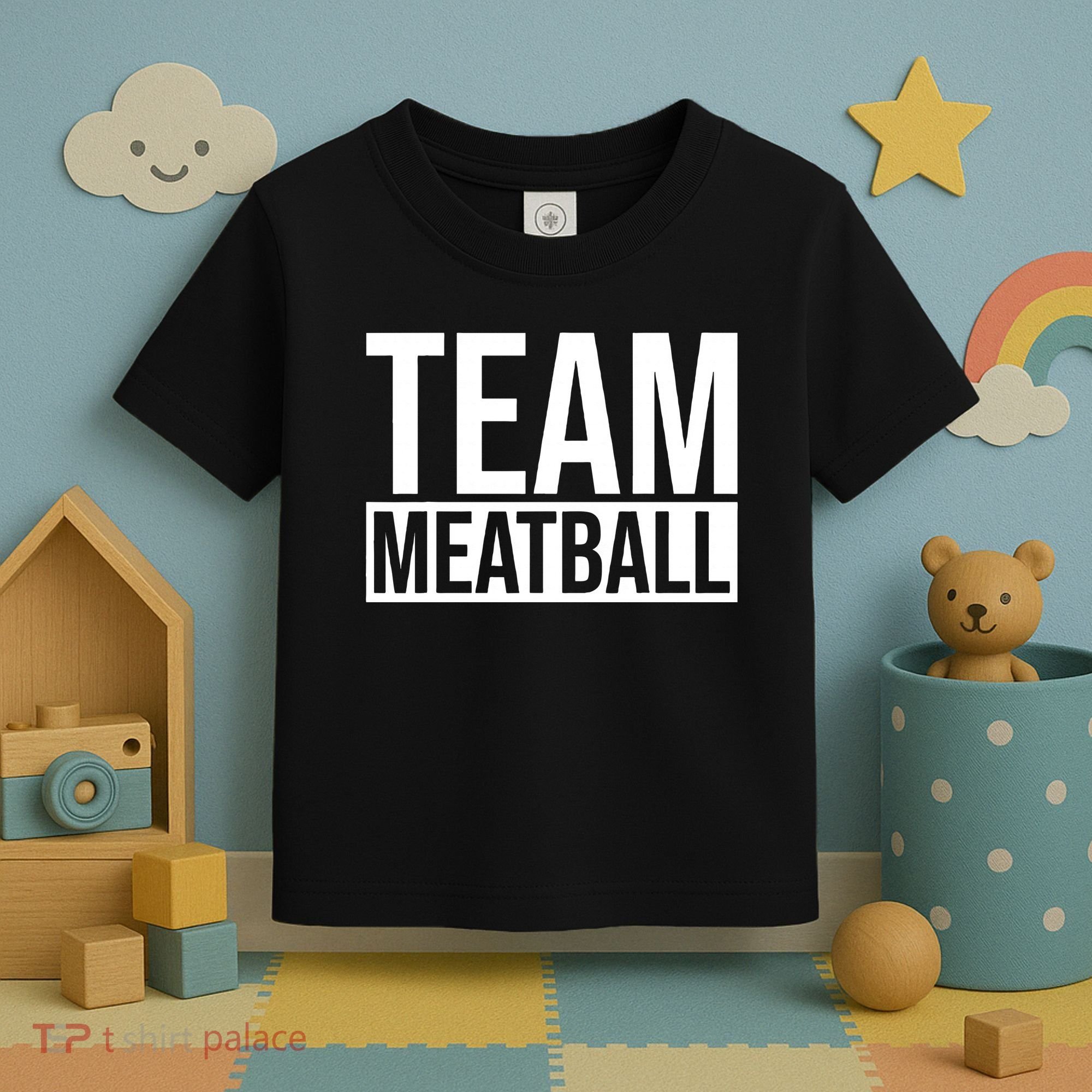 Team Meatball Funny Meatball Maker Lover Toddler T-Shirt