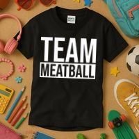 Team Meatball Funny Meatball Maker Lover Kids T-Shirt thumb 3