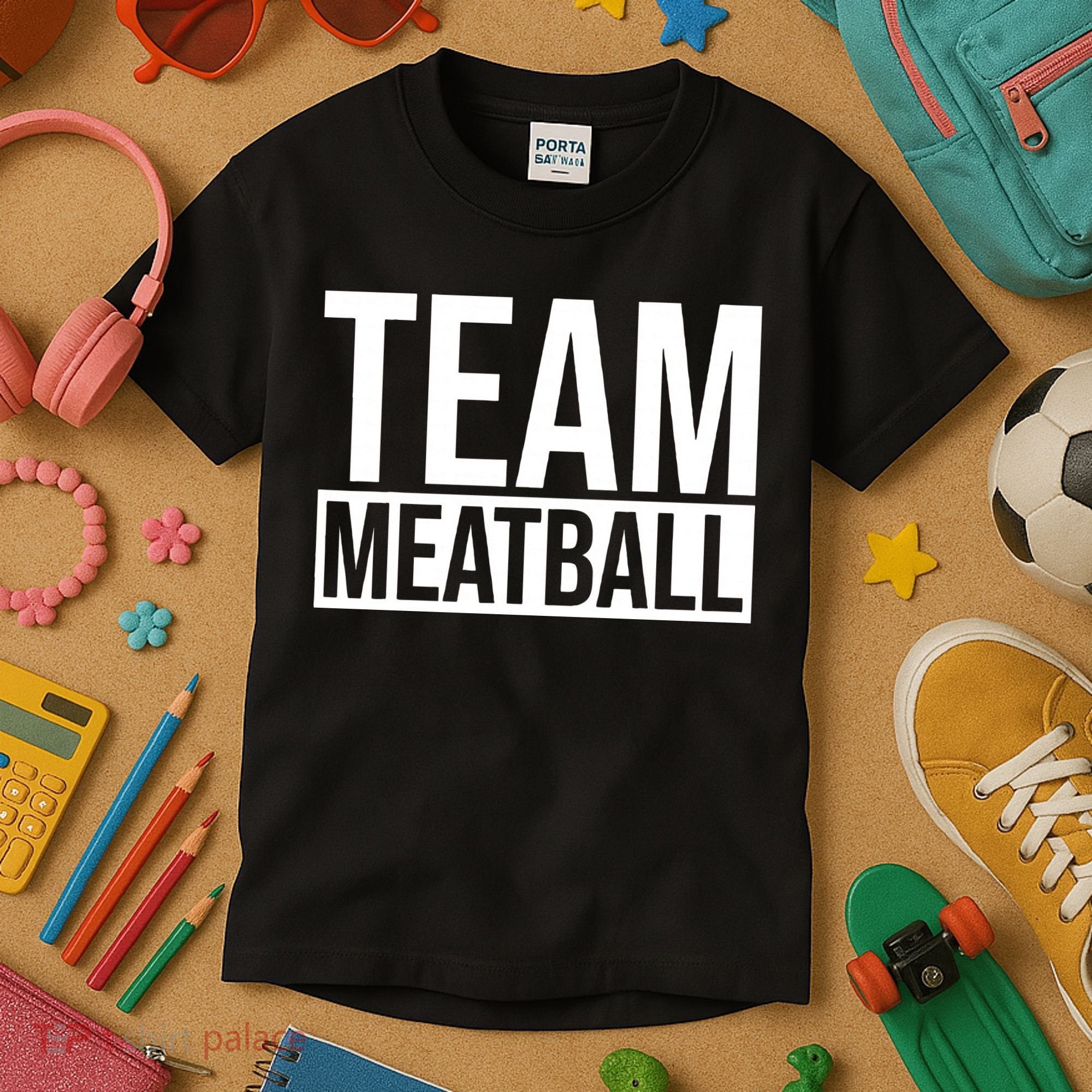 Team Meatball Funny Meatball Maker Lover Kids T-Shirt