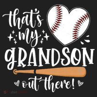 That's My Grandson Out There Baseball Grandma Mother's Day Beanie thumb 2