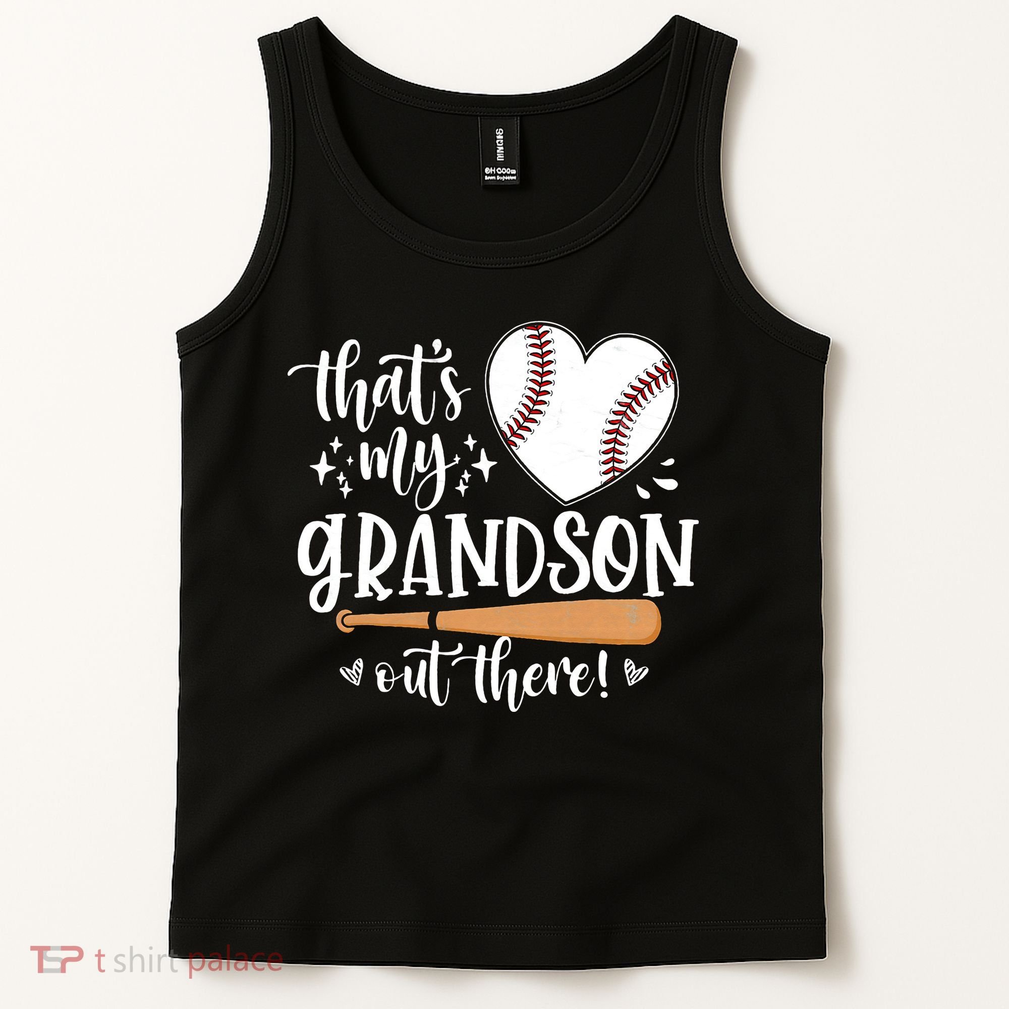 That's My Grandson Out There Baseball Grandma Mother's Day Tank Top