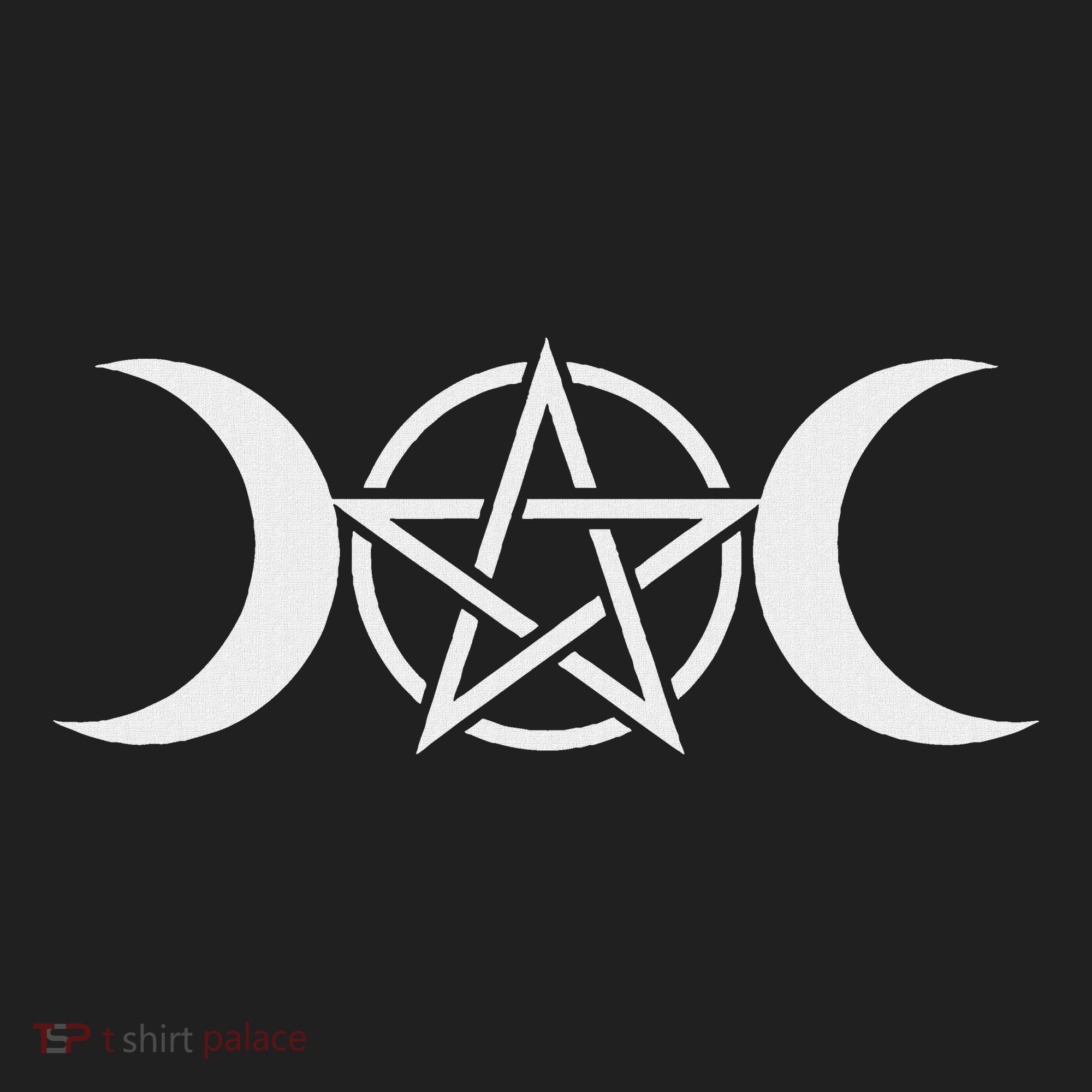 Triple Moon Goddess Pentacle Pagan Wiccan Tumbler
