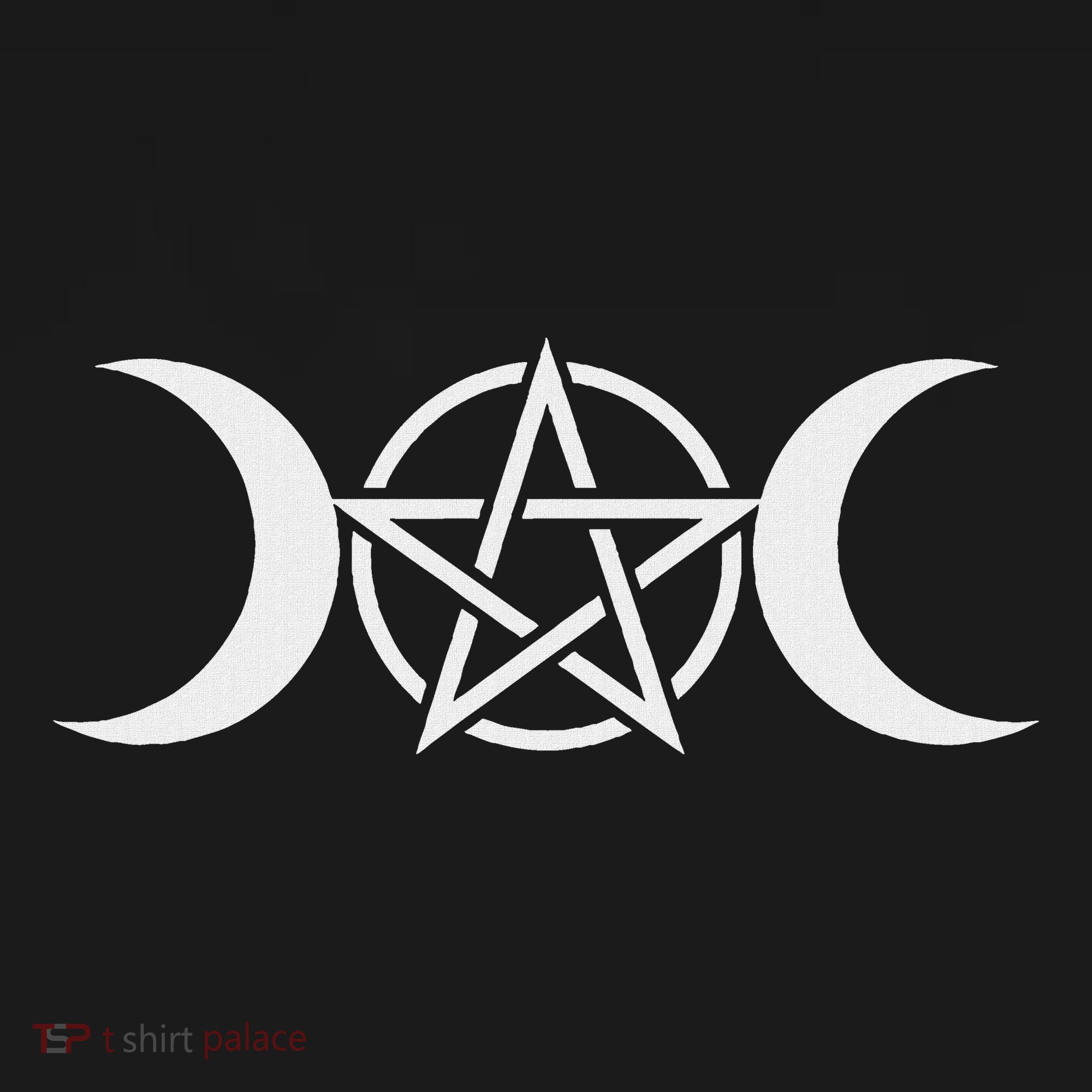 Triple Moon Goddess Pentacle Pagan Wiccan Women's Tank Top