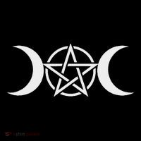 Triple Moon Goddess Pentacle Pagan Wiccan Tank Top thumb 6