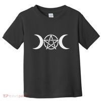 Triple Moon Goddess Pentacle Pagan Wiccan Toddler T-Shirt thumb 0